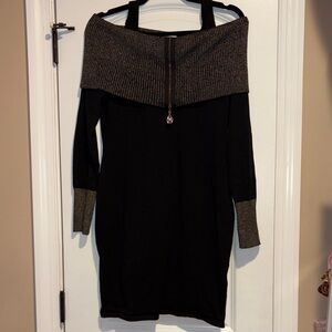 Off-Shoulder Sweater Dress✨